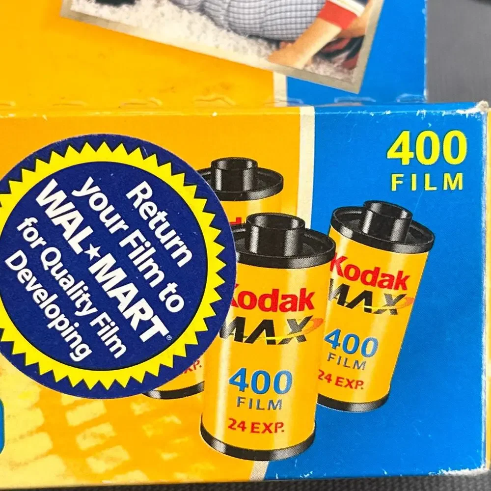 VTG Kodak Max 400 35mm Color Print Film 4 Rolls Seattle FilmWork 200 Expired Y2K